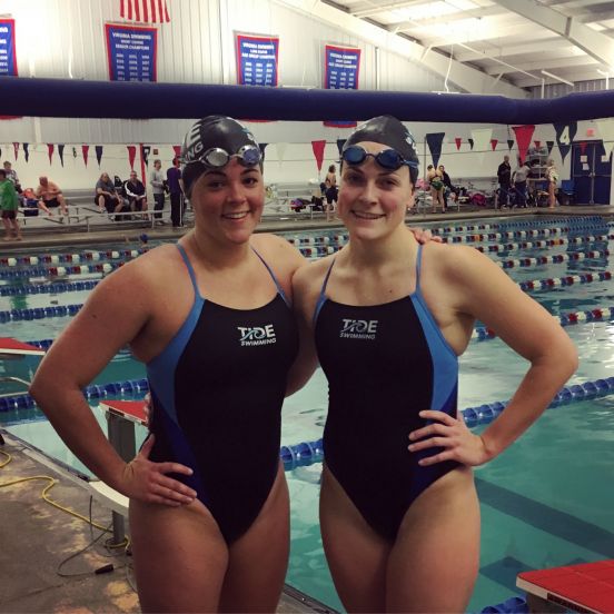 Picture of two teen swimmers