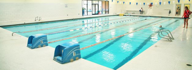 Picture of the swim school indoor pool
